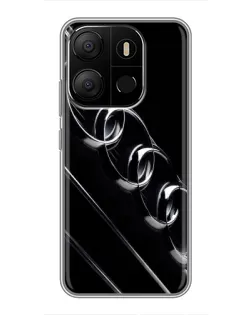 Чехол для TECNO Pop 7 Pro с картинкой «Audi — абстрактные кольца» Чехол для TECNO Pop 7 Pro с картинкой «Audi — абстрактные кольца»