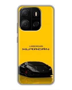 Чехол для TECNO Pop 7 Pro с картинкой «Lamborghini Huracan черный» Чехол для TECNO Pop 7 Pro с картинкой «Lamborghini Huracan черный»