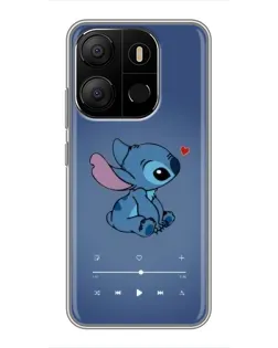 Чехол для TECNO Pop 7 Pro с картинкой «Музыкальный Stitch» Чехол для TECNO Pop 7 Pro с картинкой «Музыкальный Stitch»