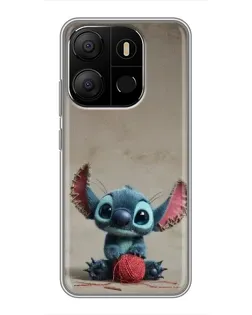 Чехол для TECNO Pop 7 Pro с картинкой «Стич на коричневом фоне» Чехол для TECNO Pop 7 Pro с картинкой «Стич на коричневом фоне»