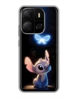 Чехол для TECNO Pop 7 Pro с картинкой «Сияющий Стич» Чехол для TECNO Pop 7 Pro с картинкой «Сияющий Стич»
