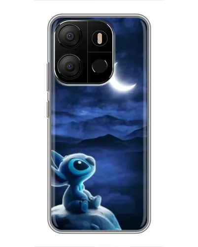 Чехол для TECNO Pop 7 Pro с картинкой «Лунная ночь Стича» Чехол для TECNO Pop 7 Pro с картинкой «Лунная ночь Стича»