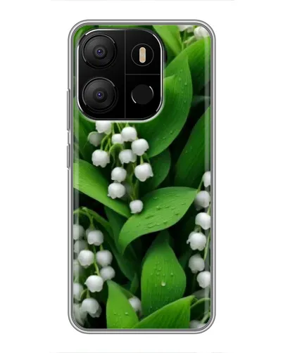 Чехол для TECNO Pop 7 Pro с картинкой «Ландыши в зелени» Чехол для TECNO Pop 7 Pro с картинкой «Ландыши в зелени»
