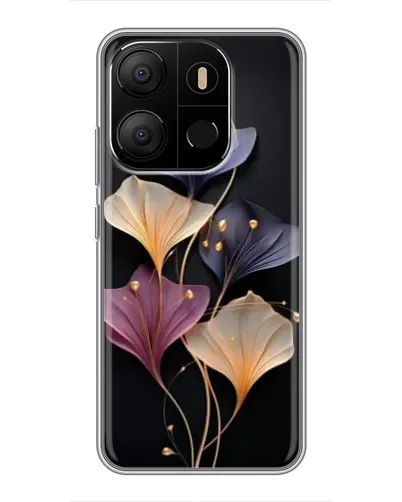Чехол для TECNO Pop 7 Pro с картинкой «Лиловые цветы грации» Чехол для TECNO Pop 7 Pro с картинкой «Лиловые цветы грации»