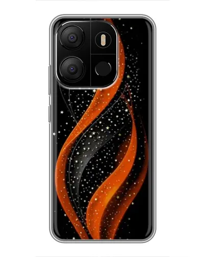 Чехол для TECNO Pop 7 Pro с картинкой «Огненная звездная волна» Чехол для TECNO Pop 7 Pro с картинкой «Огненная звездная волна»