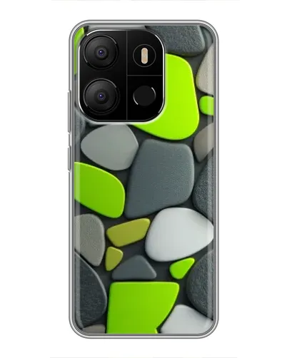 Чехол для TECNO Pop 7 Pro с картинкой «Яркая неоновая галька» Чехол для TECNO Pop 7 Pro с картинкой «Яркая неоновая галька»