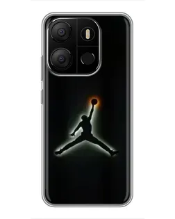 Чехол для TECNO Pop 7 с картинкой «Jordan Gradient Logo» Чехол для TECNO Pop 7 с картинкой «Jordan Gradient Logo»