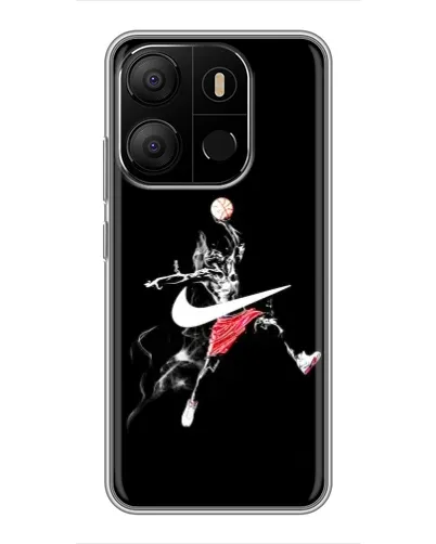 Чехол для TECNO Pop 7 с картинкой «Jordan Jumpman»