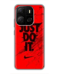Чехол для TECNO Pop 7 с картинкой «Nike Just Do It» Чехол для TECNO Pop 7 с картинкой «Nike Just Do It»