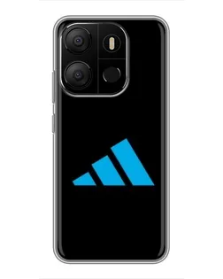 Чохол для TECNO Pop 7 з картинкою «Adidas Cyan Logo»