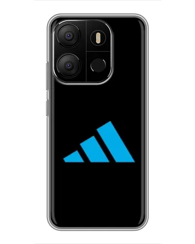 Чохол для TECNO Pop 7 з картинкою «Adidas Cyan Logo»