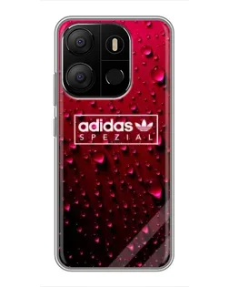 Чохол для TECNO Pop 7 з картинкою «Adidas Gold Marble»