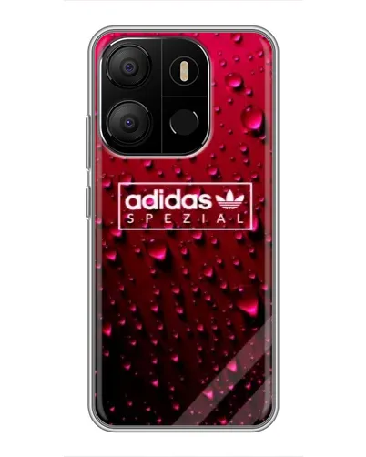Чохол для TECNO Pop 7 з картинкою «Adidas Gold Marble»