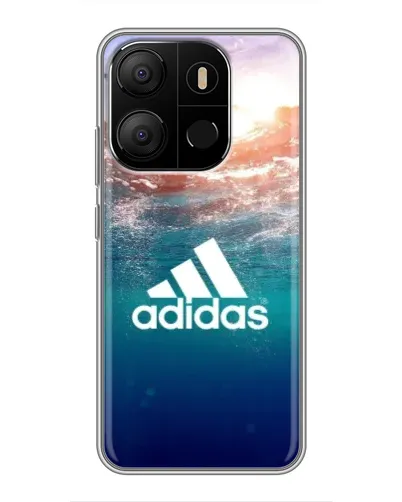 Чохол для TECNO Pop 7 з картинкою «Океанська глибина адідас»