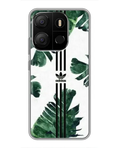 Чохол для TECNO Pop 7 з картинкою «Пальмове листя адідас»