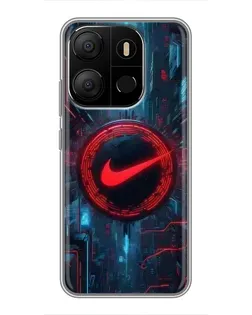 Чехол для TECNO Pop 7 с картинкой «Техногенный стиль Nike» Чехол для TECNO Pop 7 с картинкой «Техногенный стиль Nike»