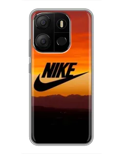 Чехол для TECNO Pop 7 с картинкой «Nike — вечерний горизонт» Чехол для TECNO Pop 7 с картинкой «Nike — вечерний горизонт»