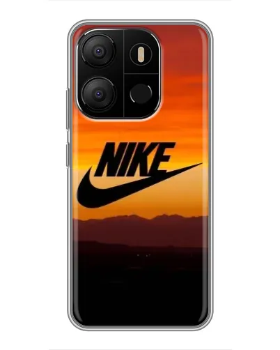 Чехол для TECNO Pop 7 с картинкой «Nike — вечерний горизонт» Чехол для TECNO Pop 7 с картинкой «Nike — вечерний горизонт»