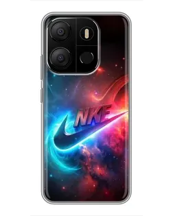 Чехол для TECNO Pop 7 с картинкой «Огненный логотип Nike» Чехол для TECNO Pop 7 с картинкой «Огненный логотип Nike»