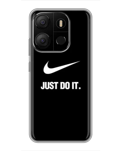 Чехол для TECNO Pop 7 с картинкой «Классический принт Nike» Чехол для TECNO Pop 7 с картинкой «Классический принт Nike»