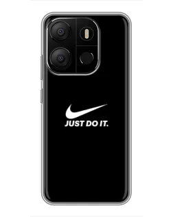 Чехол для TECNO Pop 7 с картинкой «Минимализм от Nike» Чехол для TECNO Pop 7 с картинкой «Минимализм от Nike»