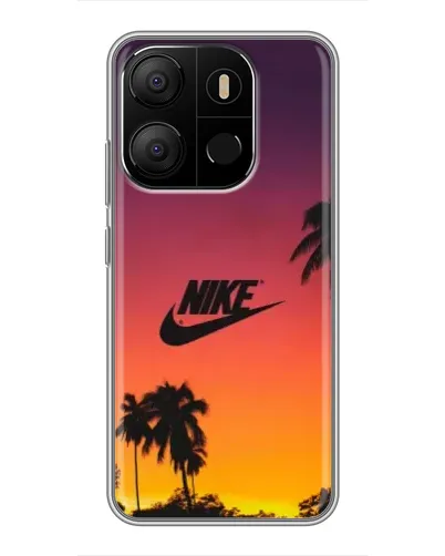 Чехол для TECNO Pop 7 с картинкой «Nike на закате солнца» Чехол для TECNO Pop 7 с картинкой «Nike на закате солнца»