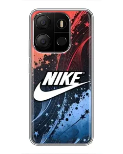 Чехол для TECNO Pop 7 с картинкой «Градиентный принт Найк» Чехол для TECNO Pop 7 с картинкой «Градиентный принт Найк»