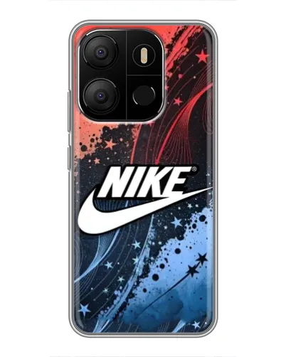 Чехол для TECNO Pop 7 с картинкой «Градиентный принт Найк» Чехол для TECNO Pop 7 с картинкой «Градиентный принт Найк»