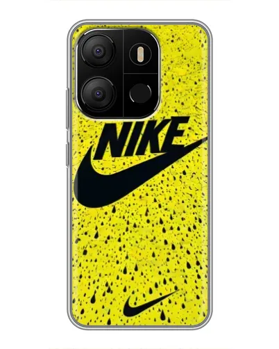 Чехол для TECNO Pop 7 с картинкой «Желтый текстурный Nike» Чехол для TECNO Pop 7 с картинкой «Желтый текстурный Nike»