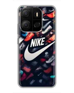 Чехол для TECNO Pop 7 с картинкой «Коллекция кроссовок Nike» Чехол для TECNO Pop 7 с картинкой «Коллекция кроссовок Nike»