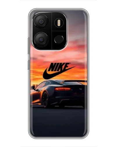 Чехол для TECNO Pop 7 с картинкой «Nike и суперкар» Чехол для TECNO Pop 7 с картинкой «Nike и суперкар»