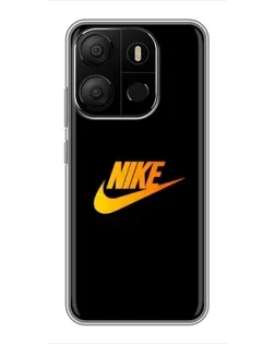 Чехол для TECNO Pop 7 с картинкой «Золотой логотип Nike» Чехол для TECNO Pop 7 с картинкой «Золотой логотип Nike»
