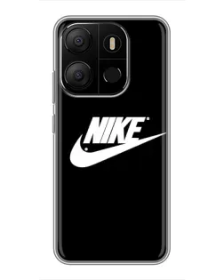 Чехол для TECNO Pop 7 с картинкой «Мазки краски Nike» Чехол для TECNO Pop 7 с картинкой «Мазки краски Nike»