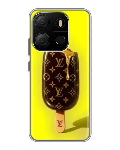 Чехол для TECNO Pop 7 с картинкой «Мороженое от LV»