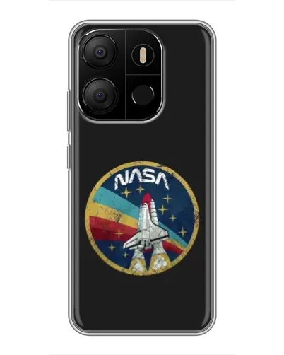 Чехол для TECNO Pop 7 с картинкой «NASA — эмблема миссии» Чехол для TECNO Pop 7 с картинкой «NASA — эмблема миссии»