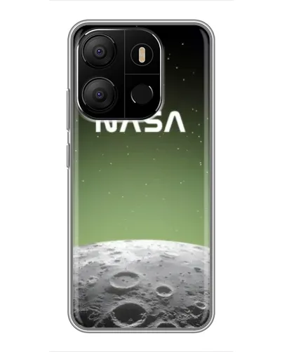 Чехол для TECNO Pop 7 с картинкой «NASA — лунный градиент» Чехол для TECNO Pop 7 с картинкой «NASA — лунный градиент»