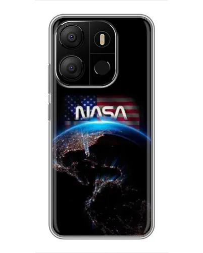 Чехол для TECNO Pop 7 с картинкой «Земля из космоса NASA» Чехол для TECNO Pop 7 с картинкой «Земля из космоса NASA»