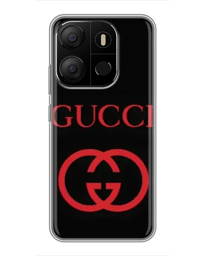 Чехол для TECNO Pop 7 с картинкой «Gucci — красный логотип» Чехол для TECNO Pop 7 с картинкой «Gucci — красный логотип»