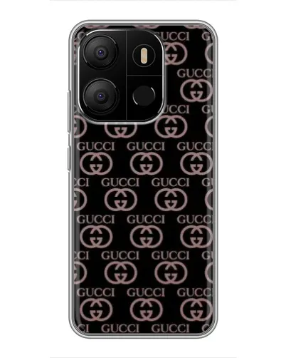 Чехол для TECNO Pop 7 с картинкой «Классическая монограмма Gucci» Чехол для TECNO Pop 7 с картинкой «Классическая монограмма Gucci»