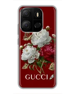 Чехол для TECNO Pop 7 с картинкой «Gucci —  сад»