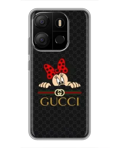 Чехол для TECNO Pop 7 с картинкой «Минни Маус Gucci — черный» Чехол для TECNO Pop 7 с картинкой «Минни Маус Gucci — черный»