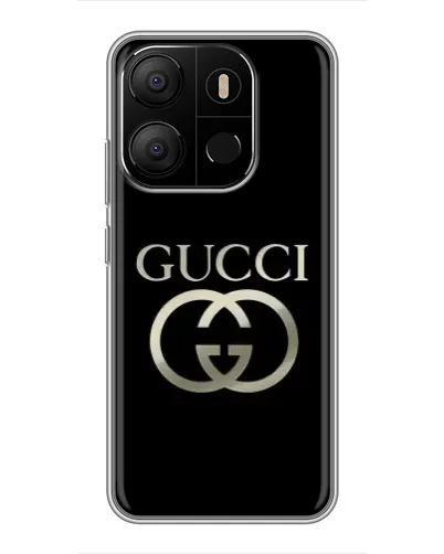 Чехол для TECNO Pop 7 с картинкой «Gucci — золото на черном» Чехол для TECNO Pop 7 с картинкой «Gucci — золото на черном»