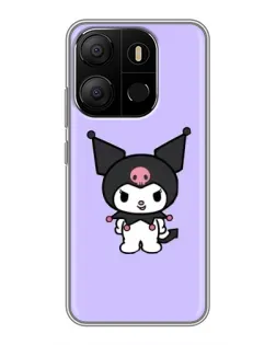 Чехол для TECNO Pop 7 с картинкой «Kuromi — нежный фиолетовый» Чехол для TECNO Pop 7 с картинкой «Kuromi — нежный фиолетовый»
