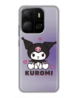 Чехол для TECNO Pop 7 с картинкой «Kuromi — фиолетовый арт» Чехол для TECNO Pop 7 с картинкой «Kuromi — фиолетовый арт»
