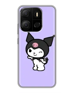 Чехол для TECNO Pop 7 с картинкой «Классическая Kuromi» Чехол для TECNO Pop 7 с картинкой «Классическая Kuromi»