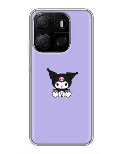 Чехол для TECNO Pop 7 с картинкой «Kuromi — фиолетовый минимализм» Чехол для TECNO Pop 7 с картинкой «Kuromi — фиолетовый минимализм»