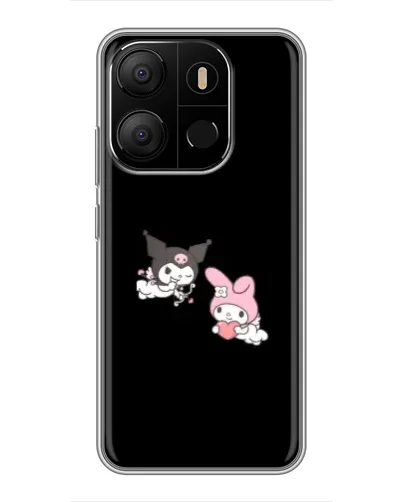 Чехол для TECNO Pop 7 с картинкой «My Melody и Kuromi» Чехол для TECNO Pop 7 с картинкой «My Melody и Kuromi»