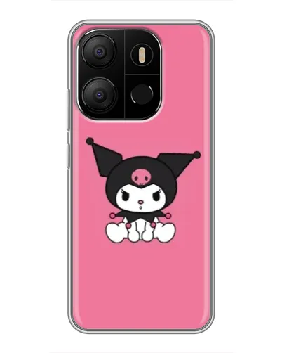 Чехол для TECNO Pop 7 с картинкой «Хмурая Kuromi» Чехол для TECNO Pop 7 с картинкой «Хмурая Kuromi»