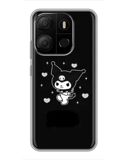 Чехол для TECNO Pop 7 с картинкой «Черная Куроми» Чехол для TECNO Pop 7 с картинкой «Черная Куроми»