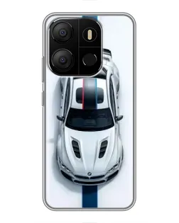 Чохол для TECNO Pop 7 з картинкою «Вид зверху — BMW M»